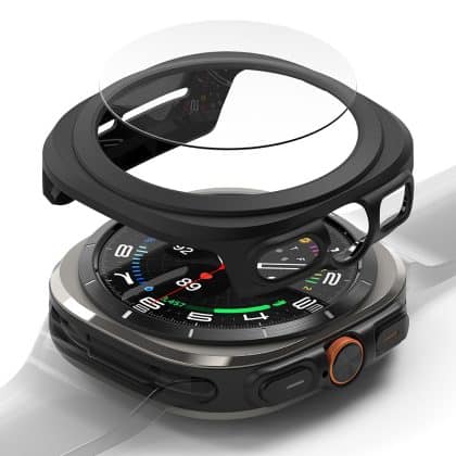 Ringke - Slim + Προστατευτικό Οθόνης - Samsung Galaxy Watch Ultra 47mm - Ματ Μαύρο