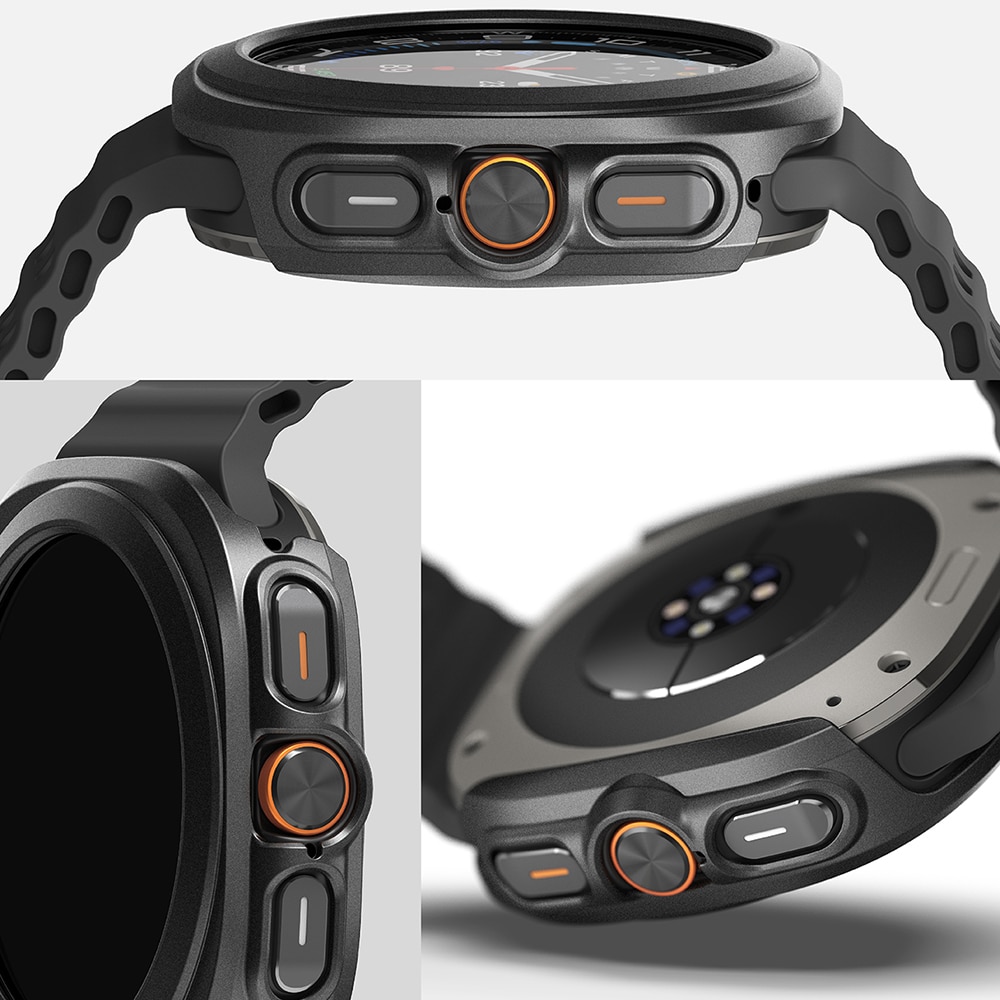 Ringke - Slim + Προστατευτικό Οθόνης - Samsung Galaxy Watch Ultra 47mm - Τιτάνιο Μαύρο - Image 4