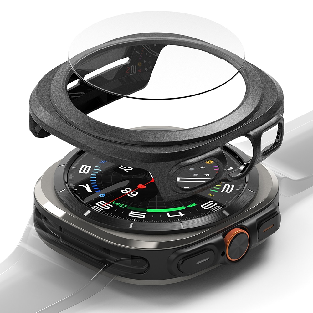 Ringke - Slim + Προστατευτικό Οθόνης - Samsung Galaxy Watch Ultra 47mm - Τιτάνιο Μαύρο - Image 2