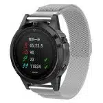 Techsuit - Watchband QuickFit 20mm (W009) - Instinct 2S/2S Solar/Approach S70 42mm/fenix 7S Pro Sapphire Solar - Silver - Image 3