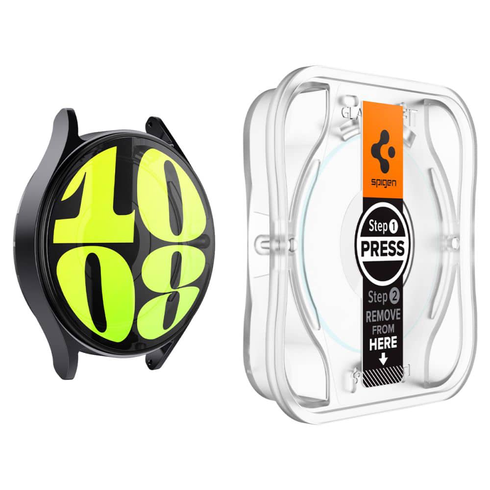 Spigen - Glas.tR EZ Fit (2 πακέτο) - Samsung Galaxy Watch7 40mm - Διαφανές - Image 4