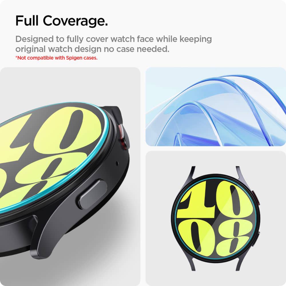 Spigen - Glas.tR EZ Fit (2 πακέτο) - Samsung Galaxy Watch7 40mm - Διαφανές - Image 8