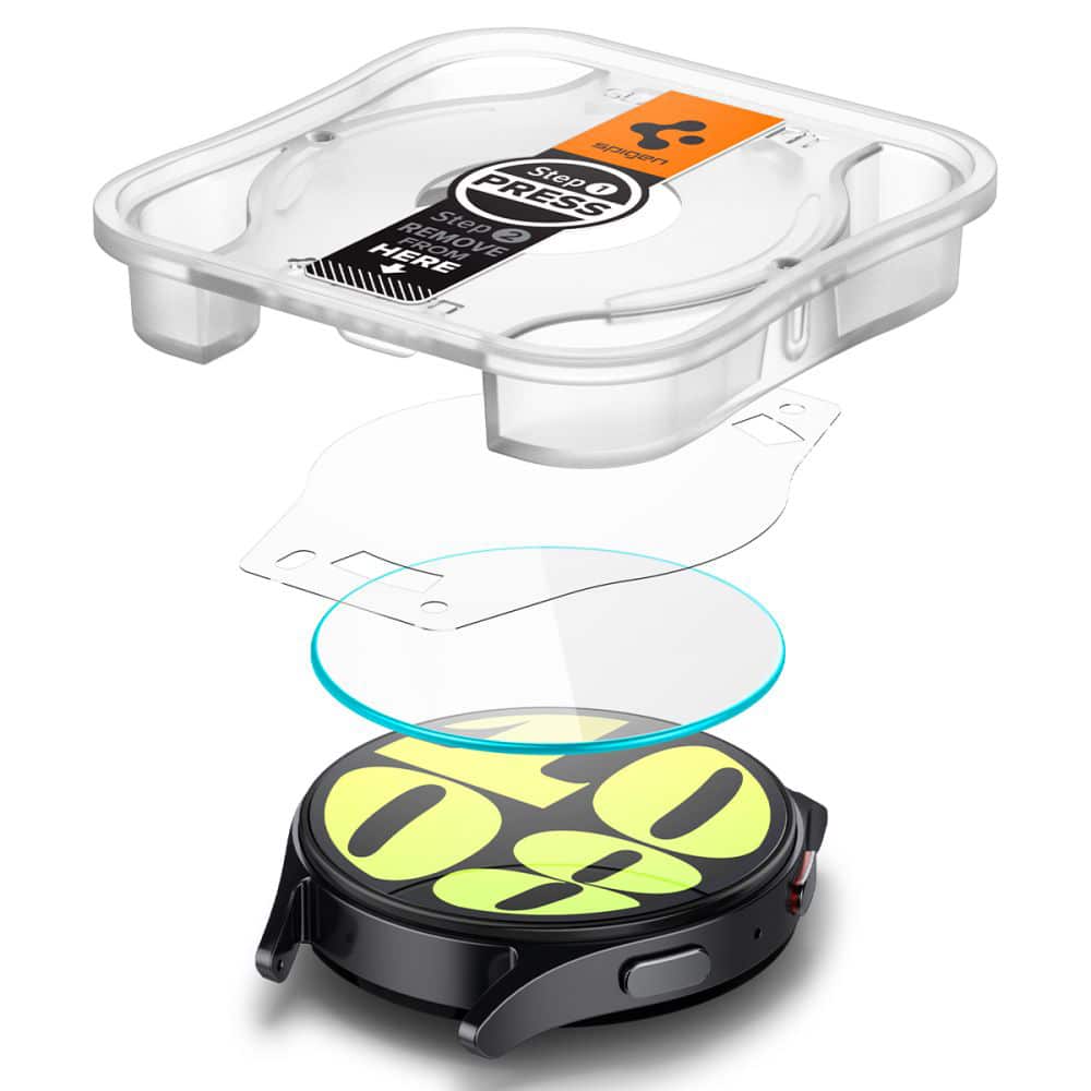 Spigen - Glas.tR EZ Fit (2 πακέτο) - Samsung Galaxy Watch7 40mm - Διαφανές - Image 3