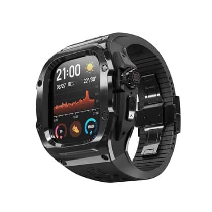 ShellBox Waterproof IP68 - θήκη για Apple Watch 7 / 8 9 - Μαύρο