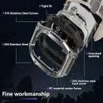 ShellBox - Αδιάβροχο IP68 + Λουράκι - Apple Watch 4 / 5 / 6 / SE (44mm) - Ροζ Χρυσό - Image 3