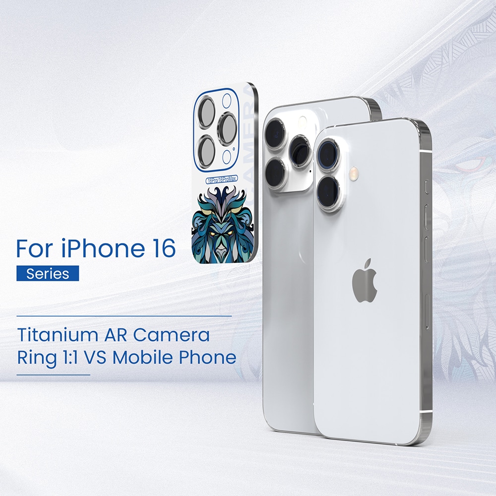 Lito - Προστατευτικό Γυαλιού Κάμερας S+ - iPhone 16 Pro / 16 Pro Max - Μαύρο Τιτάνιο - Image 4