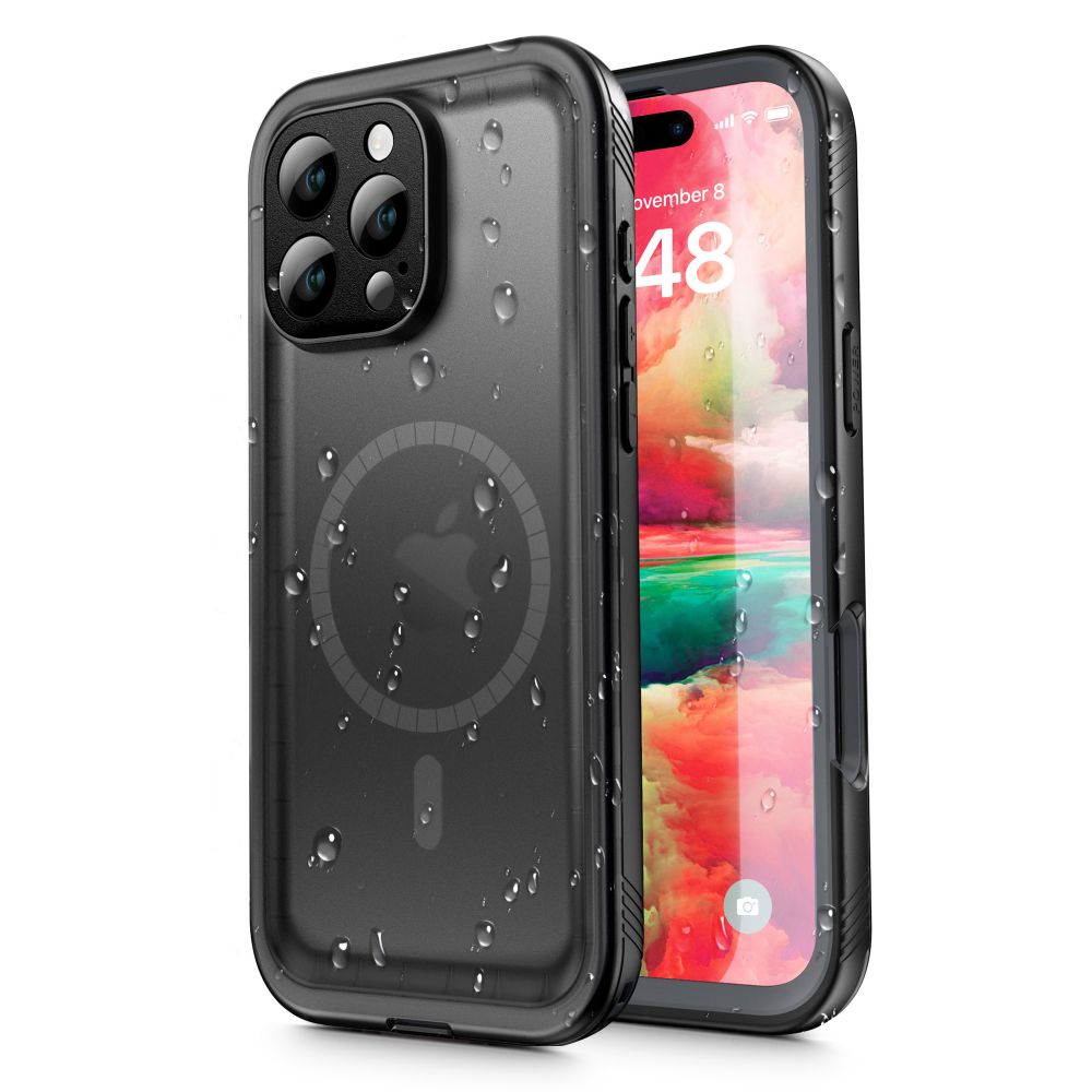 ShellBox - Αδιάβροχη Θήκη IP68 - iPhone 16 Pro Max - Μαύρο - Image 2