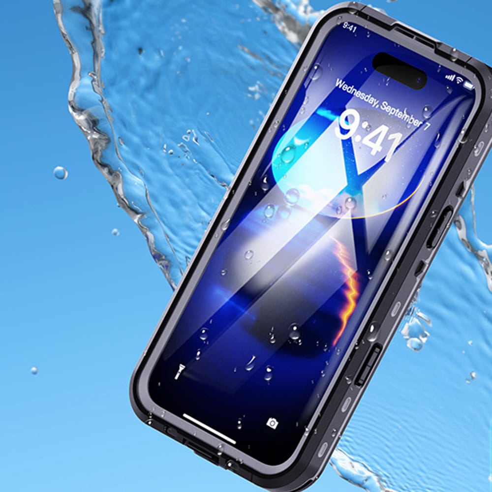 ShellBox - Αδιάβροχη Θήκη IP68 - iPhone 16 Pro Max - Μαύρο - Image 6