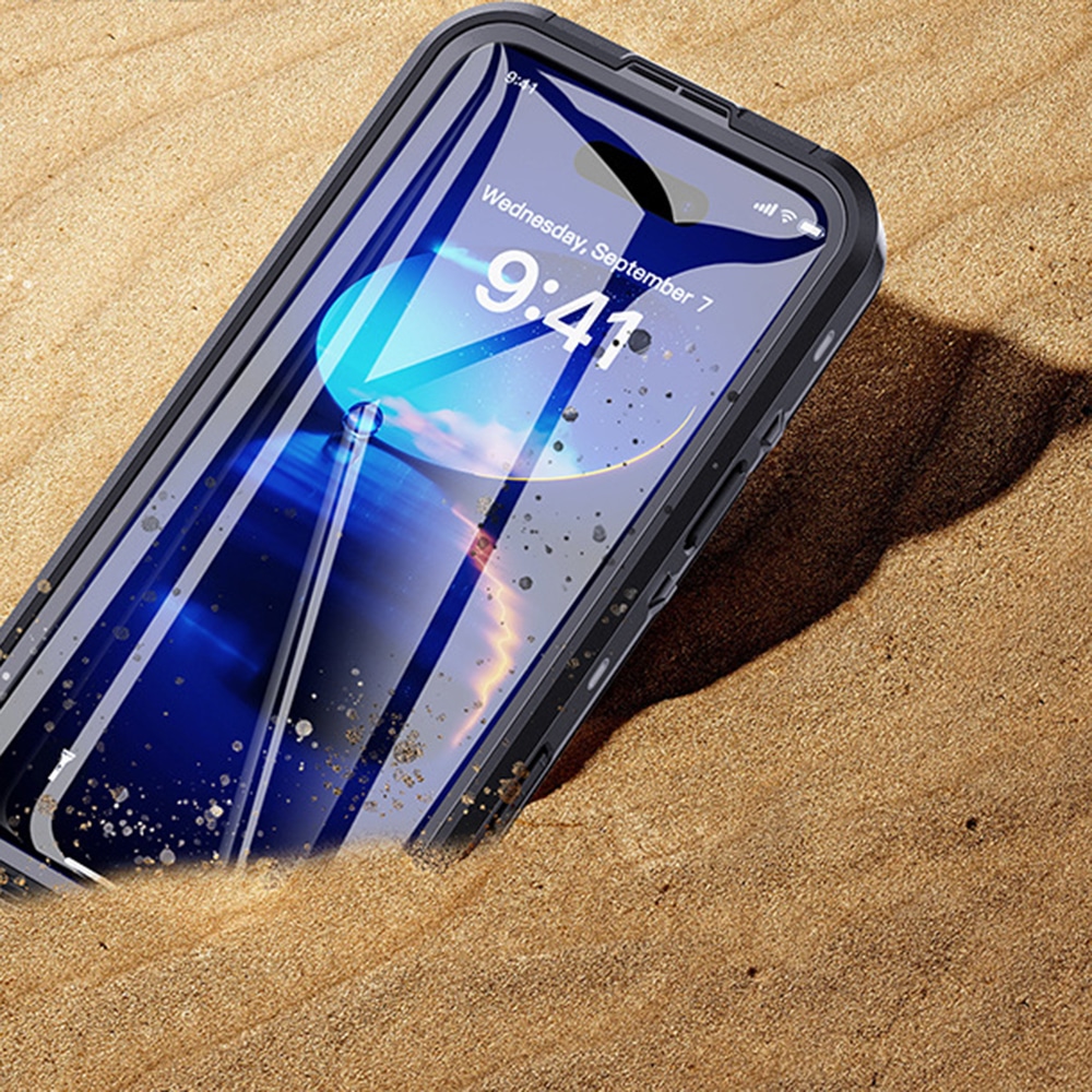ShellBox - Αδιάβροχη Θήκη IP68 - iPhone 16 Pro Max - Μαύρο - Image 3