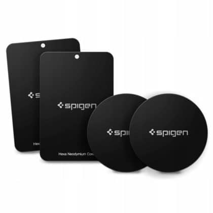 Spigen - (4 πακέτο) Μεταλλική Πλάκα (MP-4P) - με Ματ Κάλυμμα Χρώματος - Μαύρο