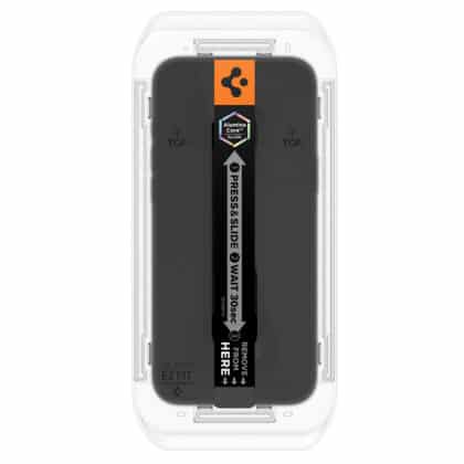 Spigen Glas.tR EZ FIT διαφανές προστατευτικό γυαλί οθόνης για iPhone 16 Pro, 2 τεμάχια
