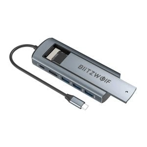 USB-C hub με HDMI – Blitzwolf Docking Station 6in1 HUB BW-Neo TH13 (Ασημί)