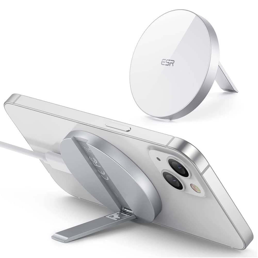 ESR - Ασύρματος Φορτιστής HaloLock - Συμβατός με MagSafe, με Στήριγμα - Λευκός - Image 3