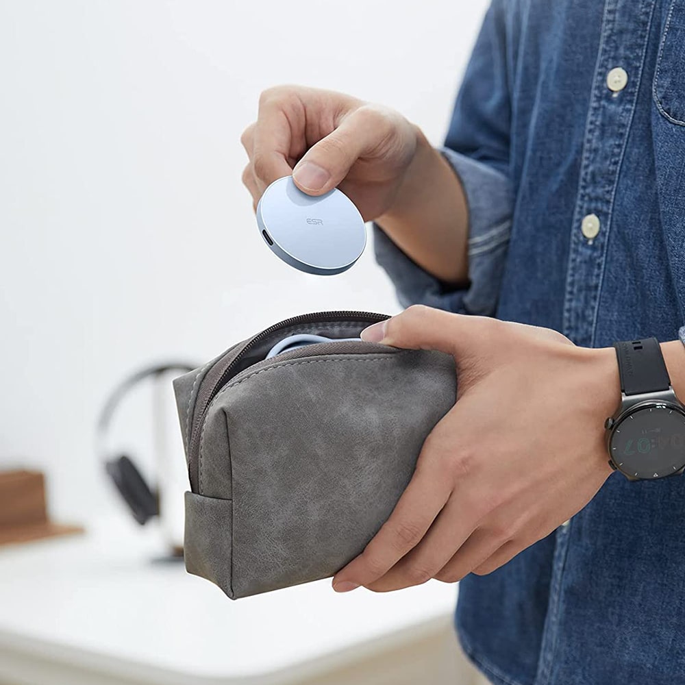 ESR - Ασύρματος Φορτιστής HaloLock - Συμβατός με MagSafe, με Στήριγμα - Σιέρα Μπλε - Image 5