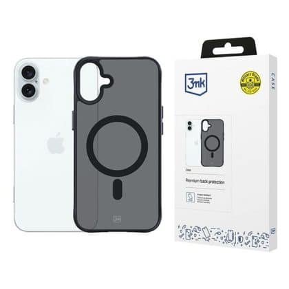 3MK Smoke MagCase - θήκη για Apple iPhone 16 Plus - Διάφανο