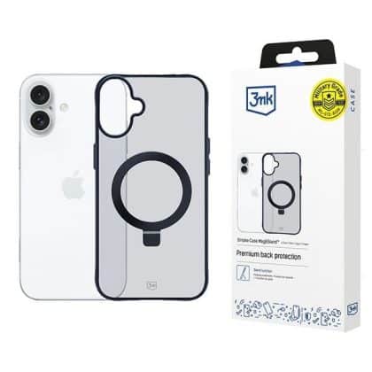 3MK Smoke Case Mag&Stand - θήκη για Apple iPhone 16 Plus - Διάφανο