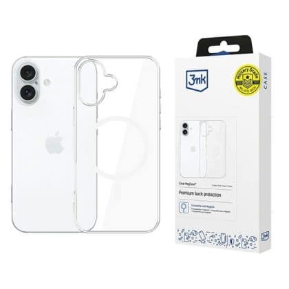 3MK Clear MagCase - θήκη για Apple iPhone 16 - Διάφανο