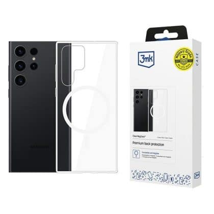 3MK Clear MagCase - θήκη για Samsung Galaxy S23 Ultra - Διάφανο