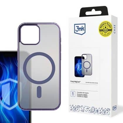 3MK Frosty MagCase - θήκη για Apple iPhone 15 - Μωβ