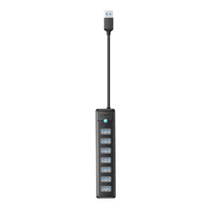 Orico PW7U USB σε 7x USB 3.0 Hub (μαύρο)