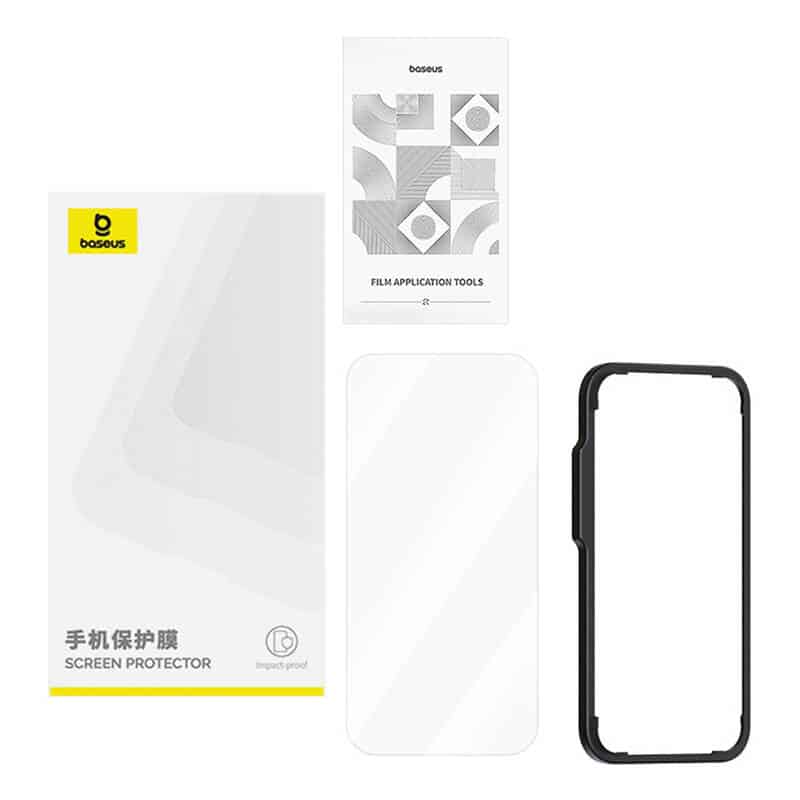 Baseus Γυαλί Tempered HD για iP 11Pro/X/XS + Σετ Καθαρισμού και EasyStick - Image 2