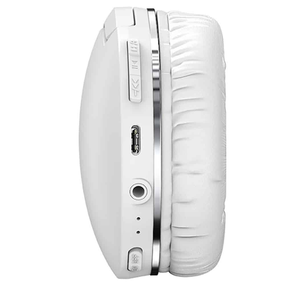 Baseus - Ασύρματα Ακουστικά Encok D02 Pro (NGTD010302) - Σχεδίαση Over Ear, Μείωση Θορύβου, Bluetooth V5.3 - Λευκό - Image 6