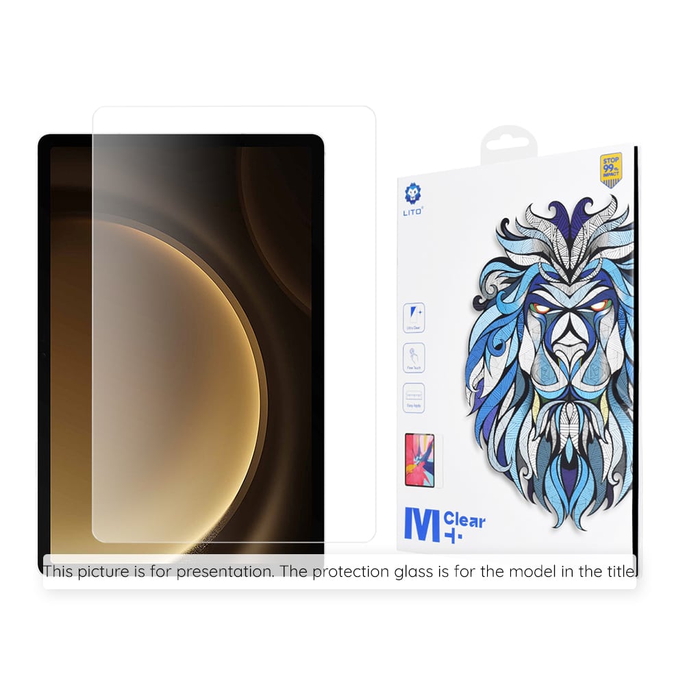 Lito - 2.5D Κλασικό Γυαλί - Samsung Galaxy Tab S9 Ultra - Διαφανές - Image 2