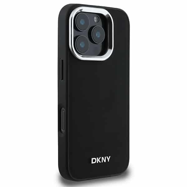 DKNY Liquid Silicone - θήκη για Apple iPhone 16 Pro - Μαύρο - Image 4
