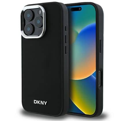 DKNY DKNY Απλό Ασημί λογότυπο MagSafe - θήκη για Apple iPhone 16 Pro Max - Μαύρο