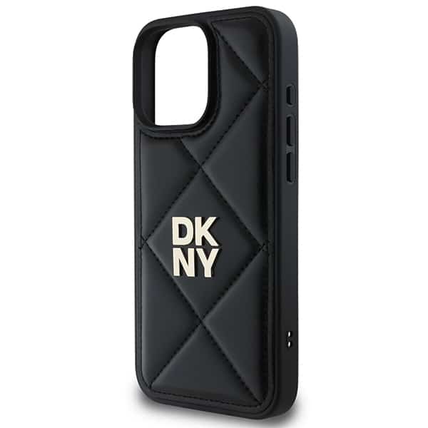 DKNY Quilted Stack Logo - θήκη για Apple iPhone 16 Pro - Μαύρο - Image 6