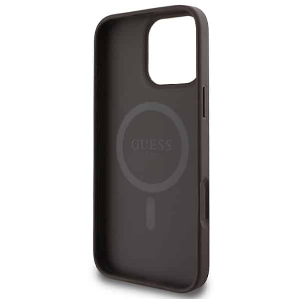 Guess Printed Stripes MagSafe - θήκη για Apple iPhone 16 Pro Max - Καφέ - Image 7