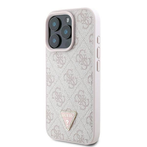 Guess 4G Triangle Strass - θήκη για Apple iPhone 16 Pro Max - Ροζ - Image 2