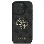 Guess Big Metal Logo - θήκη για Apple iPhone 16 Pro - Μαύρο - Image 3