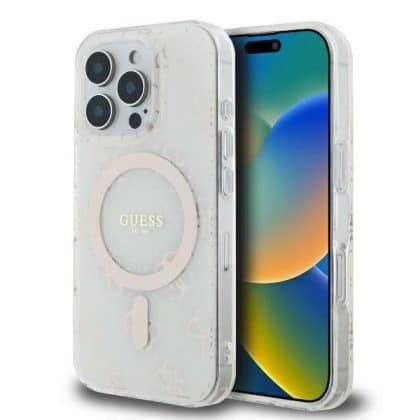 Guess GUHMP16LH4DTEH - θήκη για Apple iPhone 16 Pro - Λευκό