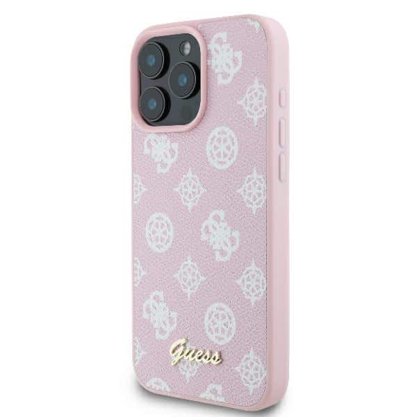 Guess Peony Script Logo MagSafe - θήκη για Apple iPhone 16 Pro - Ροζ - Image 2