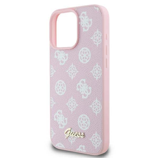 Guess Peony Script Logo MagSafe - θήκη για Apple iPhone 16 Pro - Ροζ - Image 6