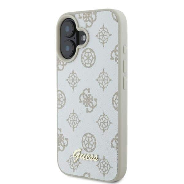 Guess Peony Script Logo MagSafe - θήκη για Apple iPhone 16 - Λευκό - Image 2