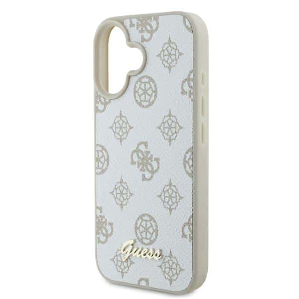 Guess Peony Script Logo MagSafe - θήκη για Apple iPhone 16 - Λευκό - Image 6