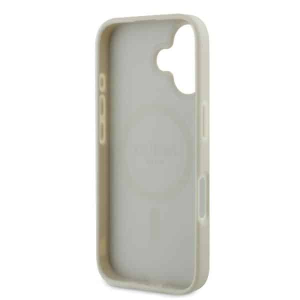 Guess Peony Script Logo MagSafe - θήκη για Apple iPhone 16 - Λευκό - Image 7