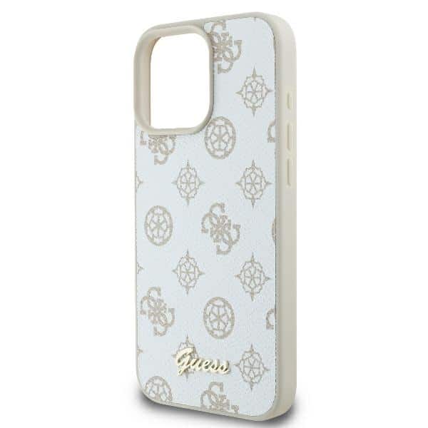 Guess Peony Script Logo MagSafe - θήκη για Apple iPhone 16 Pro - Λευκό - Image 6