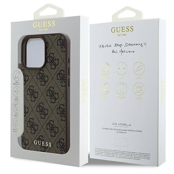 Guess Classic - θήκη για Apple iPhone 16 Pro Max - Καφέ - Image 8