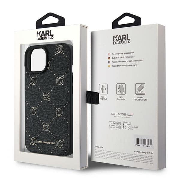 Karl Lagerfeld Magsafe Karl Heads - θήκη για Apple iPhone 15 Plus - Μαύρο - Image 8