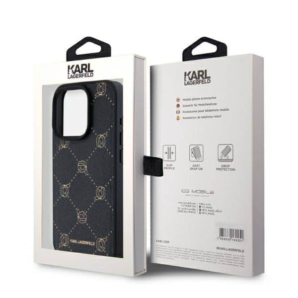 Karl Lagerfeld Magsafe Karl Heads - θήκη για Apple iPhone 15 Pro Max - Μαύρο - Image 5