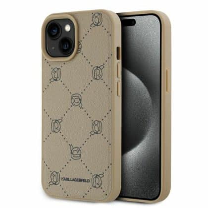Karl Lagerfeld Magsafe Karl Heads - θήκη για Apple iPhone 15 - Μπεζ