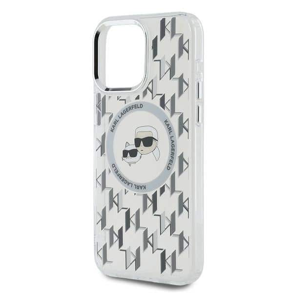 Karl Lagerfeld IML Monogram Karl&Choupette Head MagSafe - θήκη για Apple iPhone 15 Pro Max - Διάφανο - Image 6