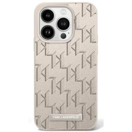 Karl Lagerfeld Hot Stamp Magsafe - θήκη για Apple iPhone 16 Pro - Μπεζ