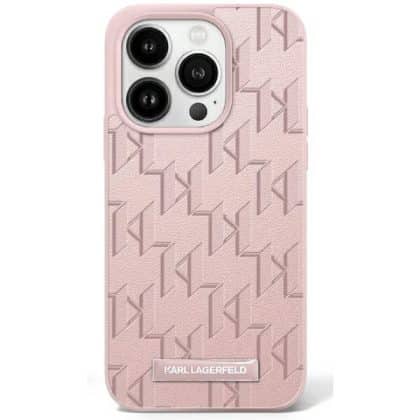 Karl Lagerfeld Hot Stamp Magsafe - θήκη για Apple iPhone 16 - Ροζ