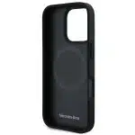 Mercedes MB Blue Line Leather MagSafe - θήκη για Apple iPhone 16 Pro Max - Μαύρο - Image 7