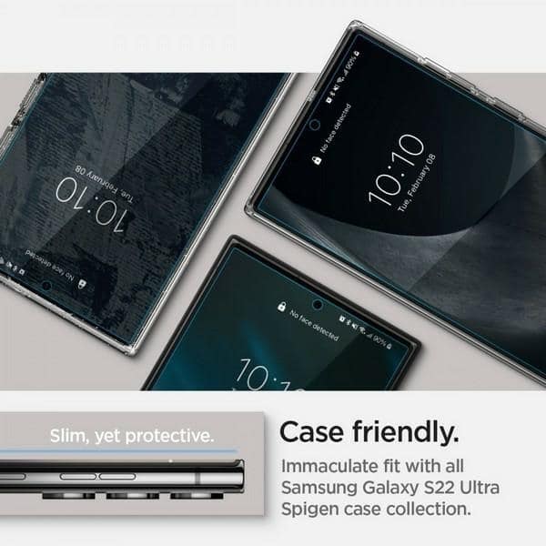 Spigen Προστασία οθόνης Neo Flex Sam S908 S22 Ultra 2τμχ εφαρμογή σε υγρή κατάσταση AFL04137 - Image 11