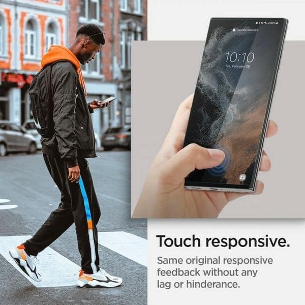 Spigen Προστασία οθόνης Neo Flex Sam S908 S22 Ultra 2τμχ εφαρμογή σε υγρή κατάσταση AFL04137 - Image 10